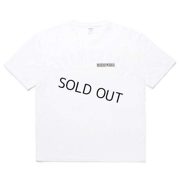 画像2: WACKO MARIA/WASHED HEAVY WEIGHT T-SHIRT（WHITE）［プリントT-25春夏］