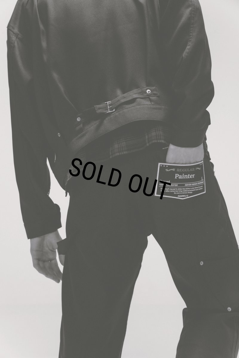 画像8: DAIRIKU/"Painter" Pressed Pants（Black）［"ペインター"スタプレパンツ-25春夏］ (8)