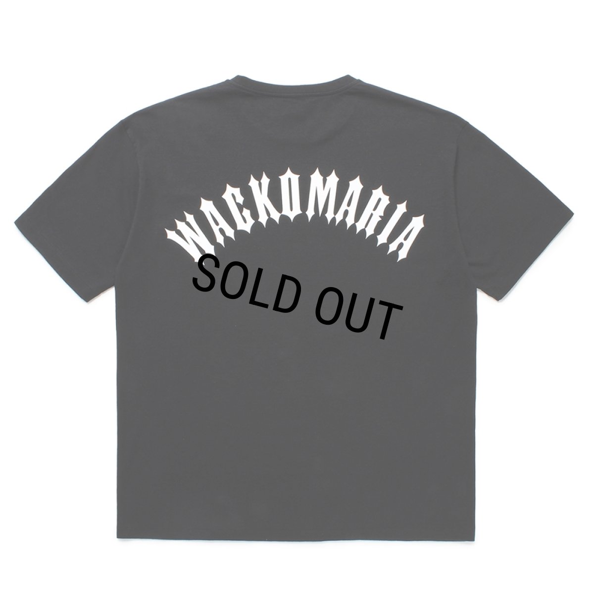 画像1: WACKO MARIA/WASHED HEAVY WEIGHT T-SHIRT（BLACK）［プリントT-25春夏］ (1)