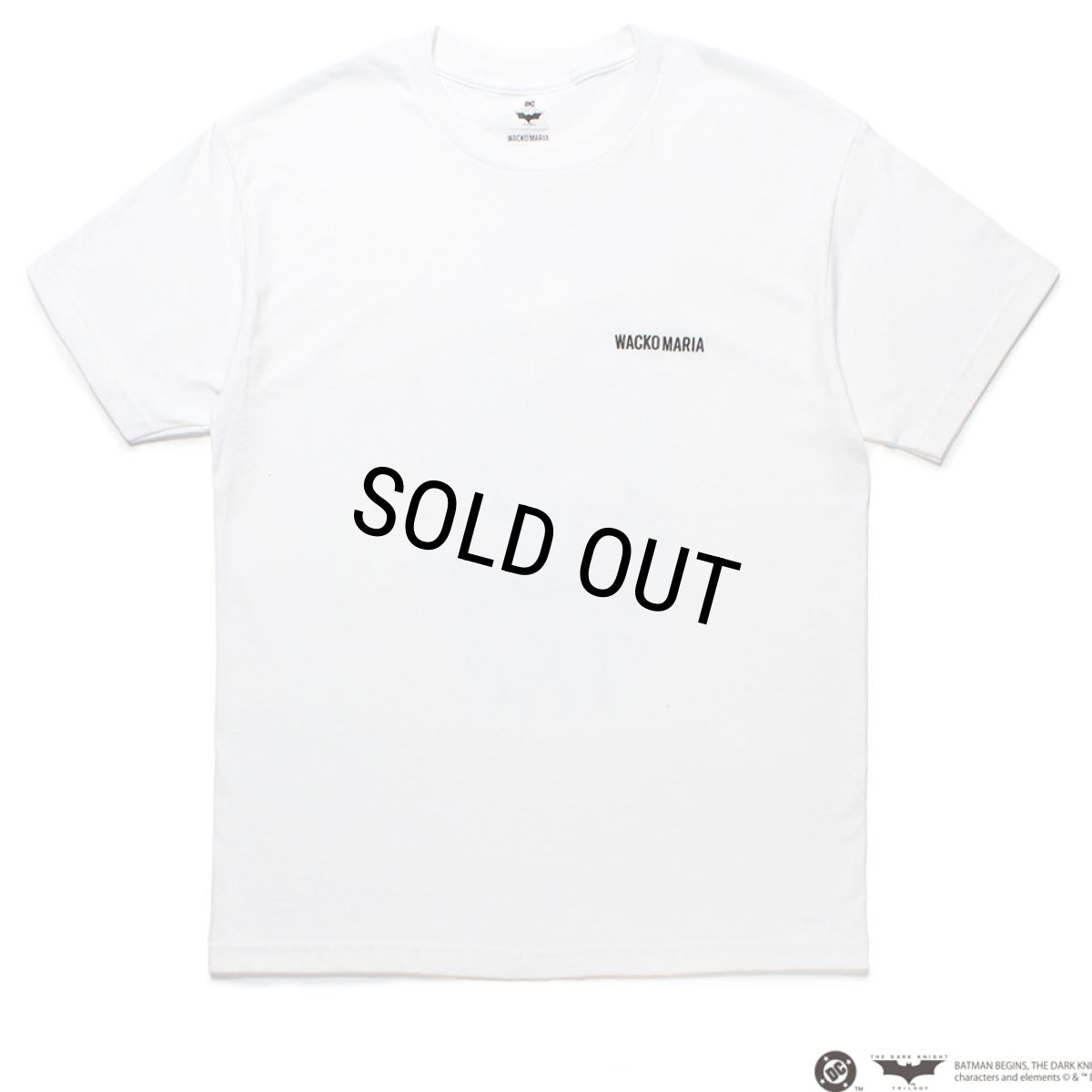 画像2: WACKO MARIA/THE DARK KNIGHT TRILOGY / T-SHIRT（WHITE）［プリントT-25春夏］ (2)