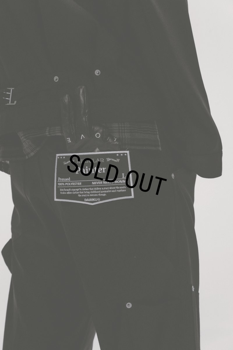 画像9: DAIRIKU/"Painter" Pressed Pants（Black）［"ペインター"スタプレパンツ-25春夏］ (9)