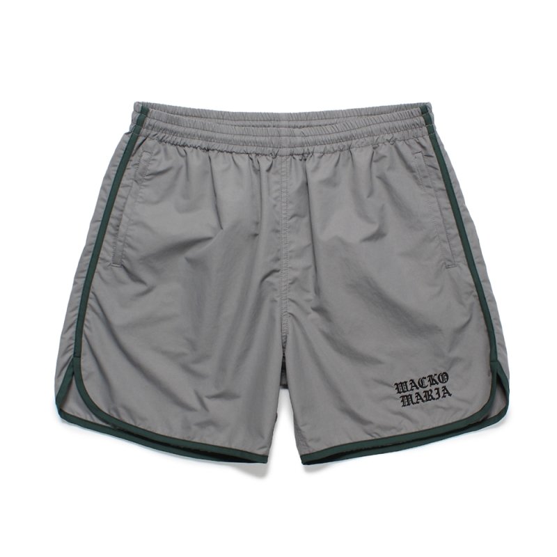 画像1: WACKO MARIA/ATHLETIC SHORTS（GRAY）［アスレチックショーツ-25春夏］