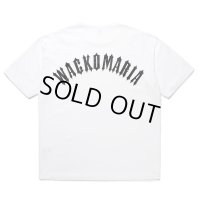 WACKO MARIA/WASHED HEAVY WEIGHT T-SHIRT（WHITE）［プリントT-25春夏］