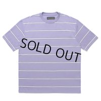 WACKO MARIA/STRIPED T-SHIRT（PURPLE）［ストライプT-25春夏］