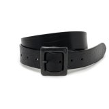 RATS/LEATHER BELT（BLACK/BLACK）［レザーベルト-25春夏］