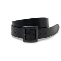 RATS/LEATHER BELT（BLACK/BLACK）［レザーベルト-25春夏］
