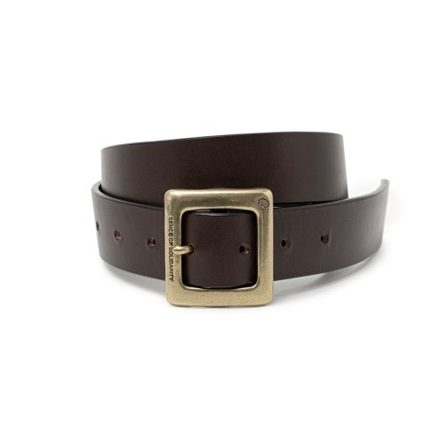 他の写真1: RATS/LEATHER BELT（BROWN/GOLD）［レザーベルト-25春夏］