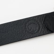 画像2: RATS/LEATHER BELT（BLACK/BLACK）［レザーベルト-25春夏］ (2)