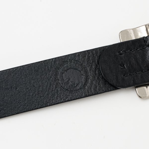 画像2: RATS/LEATHER BELT（BLACK/SILVER）［レザーベルト-25春夏］