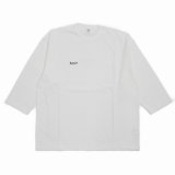 ROUGH AND RUGGED/DESIGN QS（WHITE）［刺繍+プリント7分袖ポケT-25春夏］