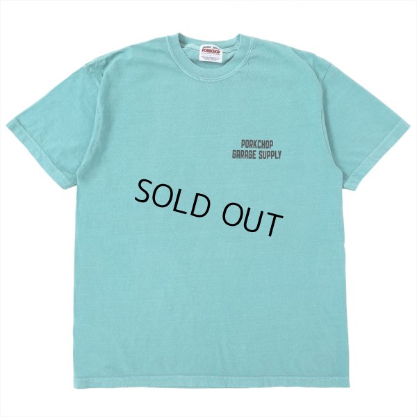 画像2: PORKCHOP/BAR&SHIELD TEE（MINT GREEN）［プリントT-25春夏］
