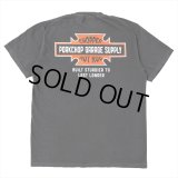 PORKCHOP/BAR&SHIELD TEE（ASH BLACK）［プリントT-25春夏］