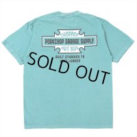PORKCHOP/BAR&SHIELD TEE（MINT GREEN）［プリントT-25春夏］