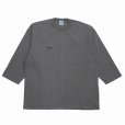 画像1: ROUGH AND RUGGED/DESIGN QS（GRAY）［刺繍+プリント7分袖ポケT-25春夏］ (1)