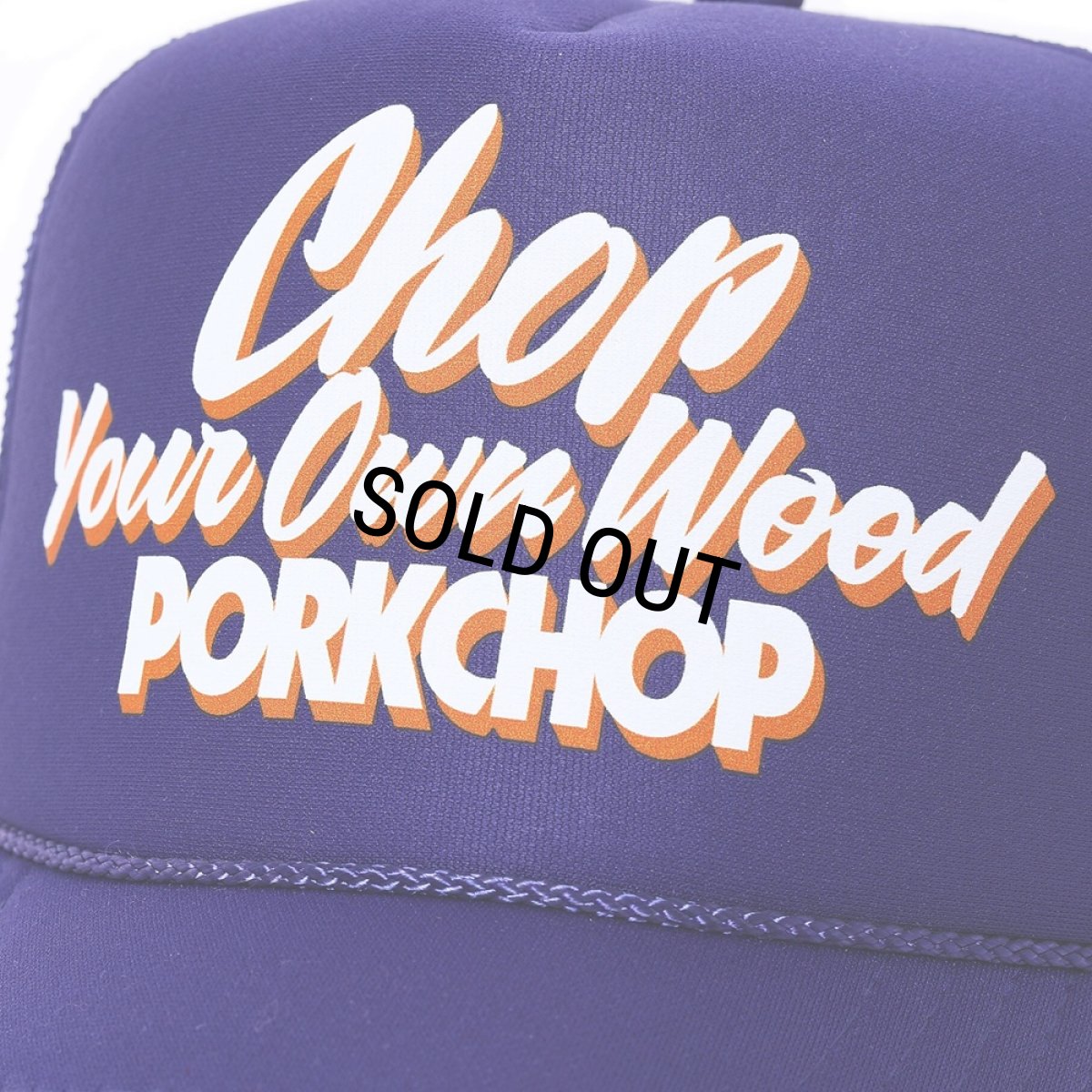 画像3: PORKCHOP/CHOP YOUR OWN WOOD CAP 2025（PURPLE）［メッシュキャップ-25春夏］ (3)
