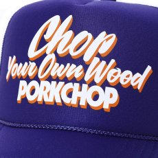 画像3: PORKCHOP/CHOP YOUR OWN WOOD CAP 2025（PURPLE）［メッシュキャップ-25春夏］ (3)