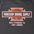 画像4: PORKCHOP/BAR&SHIELD TEE（ASH BLACK）［プリントT-25春夏］