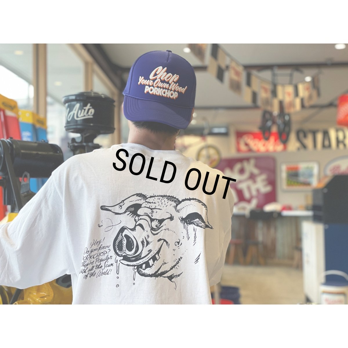 画像5: PORKCHOP/CHOP YOUR OWN WOOD CAP 2025（PURPLE）［メッシュキャップ-25春夏］ (5)