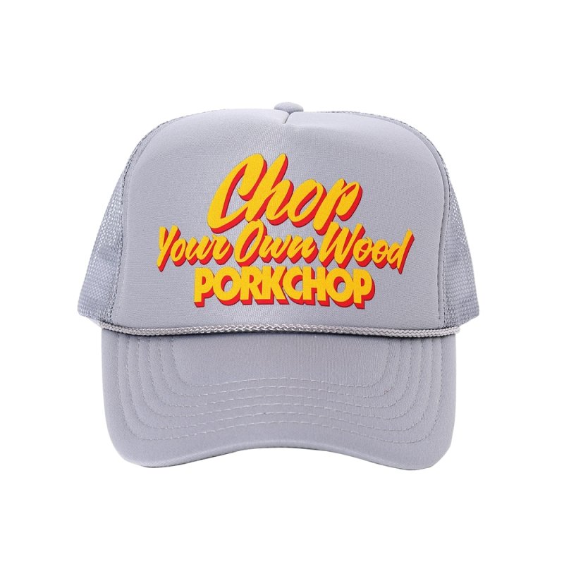 画像1: PORKCHOP/CHOP YOUR OWN WOOD CAP 2025（GRAY）［メッシュキャップ-25春夏］