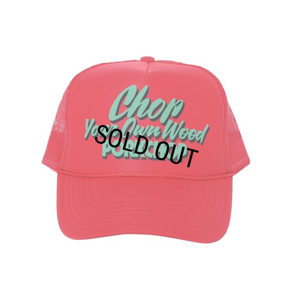画像1: PORKCHOP/CHOP YOUR OWN WOOD CAP 2025（RED）［メッシュキャップ-25春夏］