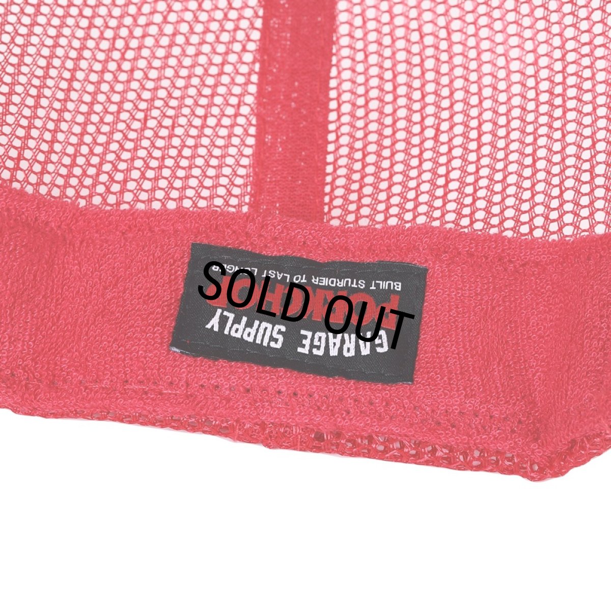 画像4: PORKCHOP/CHOP YOUR OWN WOOD CAP 2025（RED）［メッシュキャップ-25春夏］ (4)