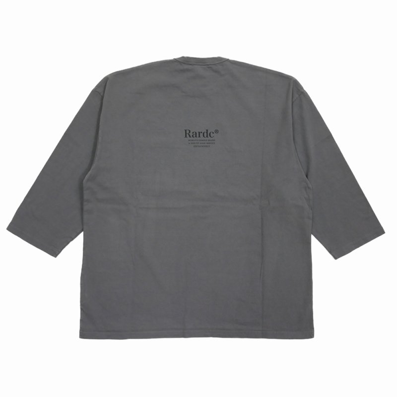 画像2: 【30％OFF】ROUGH AND RUGGED/DESIGN QS（GRAY）［刺繍+プリント7分袖ポケT-25春夏］