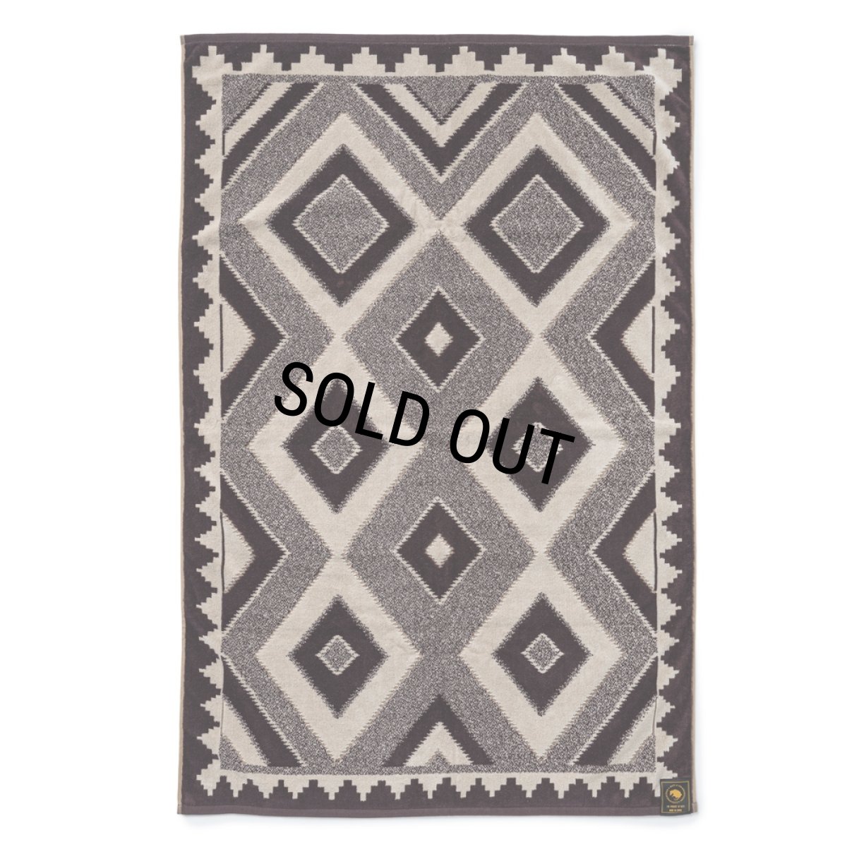 画像1: RATS/TOWEL BLANKET（BROWN/BEIGE）［タオルブランケット-25春夏］ (1)