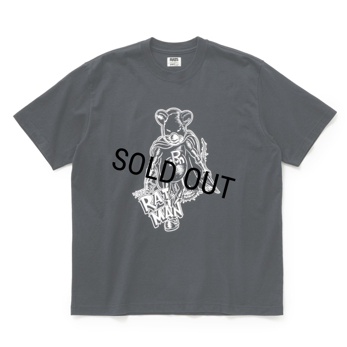 画像1: 【30%OFF】RATS/RATMAN TEE（BLACK）［ラットマンT-25春夏］ (1)