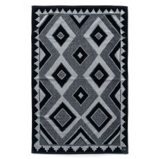 画像1: RATS/TOWEL BLANKET（BLACK/GRAY）［タオルブランケット-25春夏］ (1)