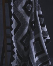 画像3: RATS/TOWEL BLANKET（BLACK/GRAY）［タオルブランケット-25春夏］ (3)