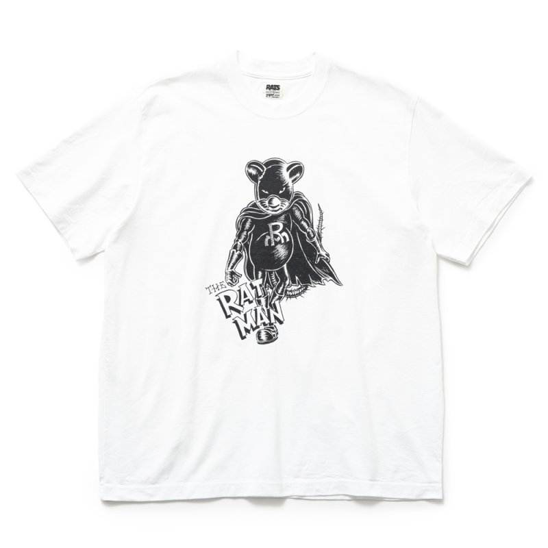 画像1: RATS/RATMAN TEE（WHITE）［ラットマンT-25春夏］