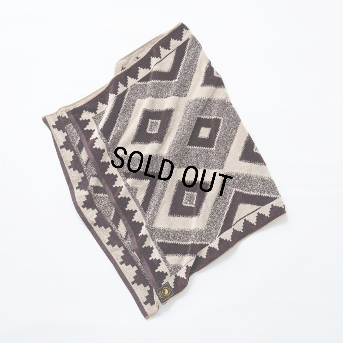 画像2: RATS/TOWEL BLANKET（BROWN/BEIGE）［タオルブランケット-25春夏］ (2)