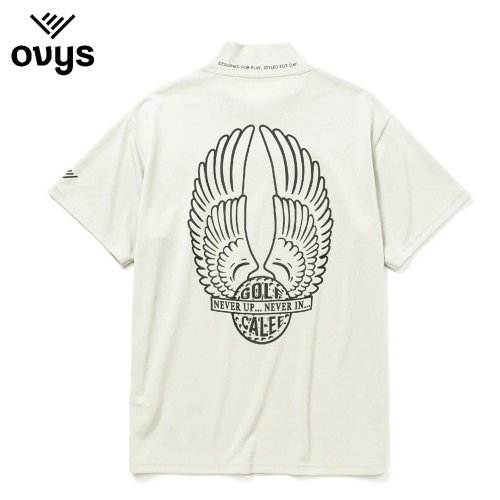 他の写真2: CALEE × ovys MOCK NECK BACK MESH S/S TEE ＜A TYPE＞（WHITE）［モックネックT-25春夏］