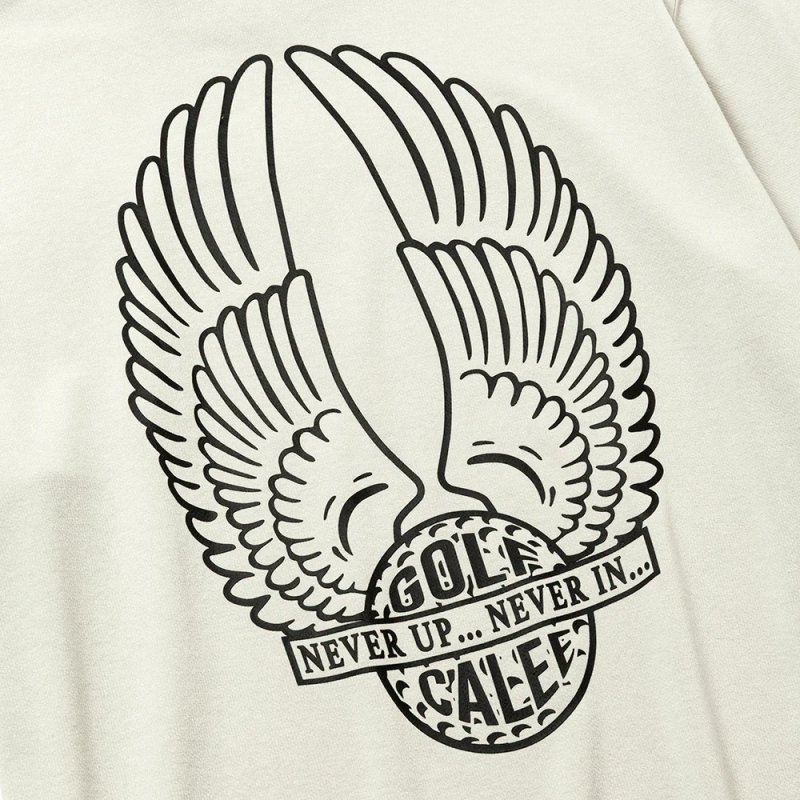 画像3: CALEE × ovys MOCK NECK BACK MESH S/S TEE ＜A TYPE＞（WHITE）［モックネックT-25春夏］