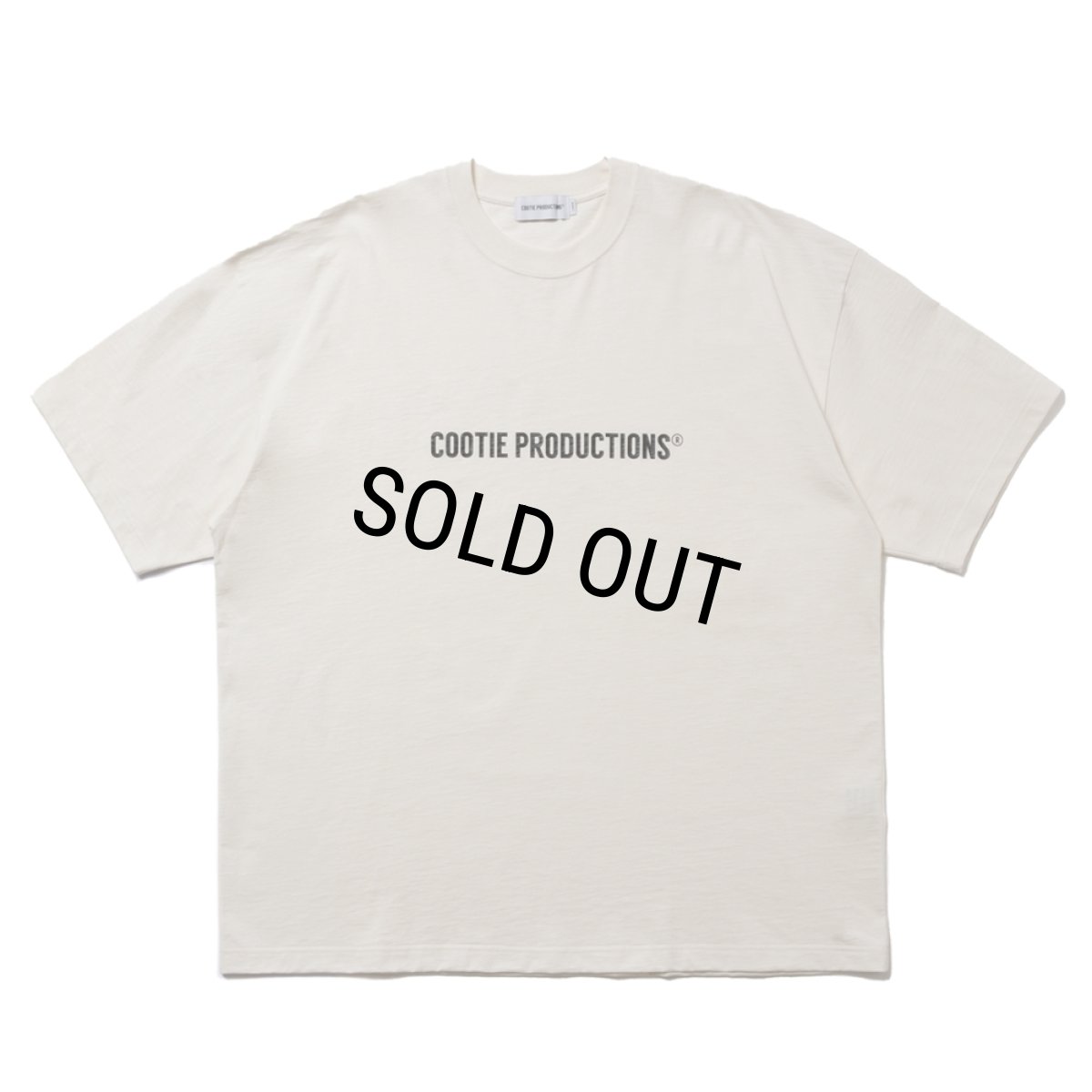 画像1: COOTIE PRODUCTIONS/N/C Jersey Print S/S Tee - 2（Off Ivory）［N/CジャージプリントT-25春夏］ (1)