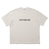 COOTIE PRODUCTIONS/N/C Jersey Print S/S Tee - 2（Off Ivory）［N/CジャージプリントT-25春夏］