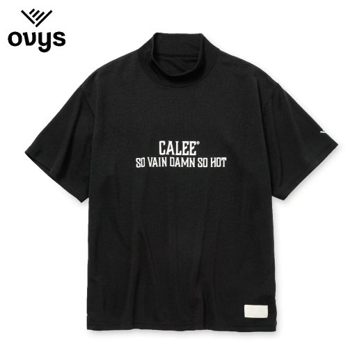 他の写真1: CALEE × ovys MOCK NECK BACK MESH S/S TEE ＜B TYPE＞（BLACK）［モックネックT-25春夏］