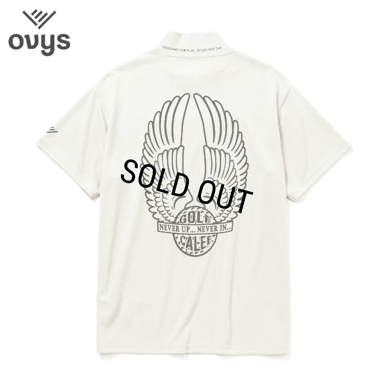 画像2: CALEE × ovys MOCK NECK BACK MESH S/S TEE ＜A TYPE＞（WHITE）［モックネックT-25春夏］ (2)