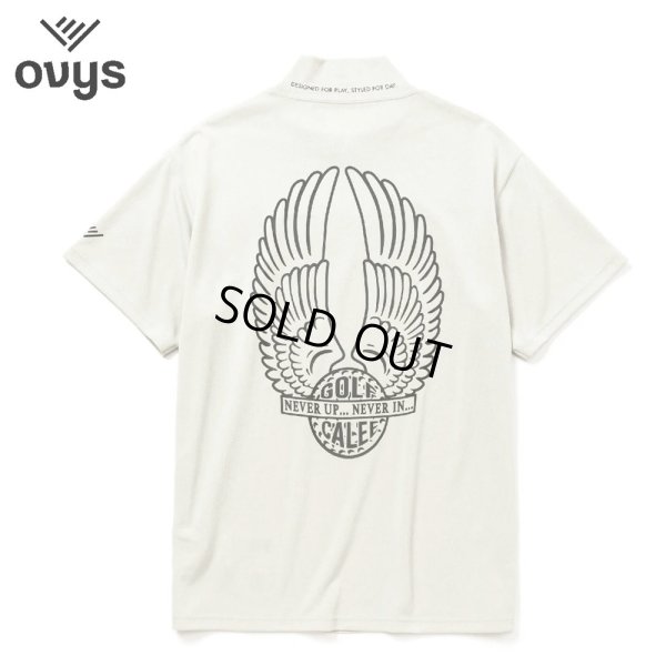 画像2: CALEE × ovys MOCK NECK BACK MESH S/S TEE ＜A TYPE＞（WHITE）［モックネックT-25春夏］