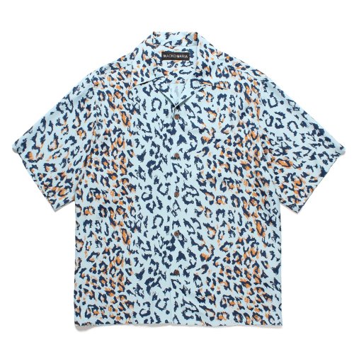 他の写真1: WACKO MARIA/LEOPARD HAWAIIAN SHIRT（BLUE）［レオパードハワイアンシャツ-25春夏］
