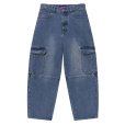 画像1: BlackEyePatch/URBAN ARROWS STITCHED CARGO JEANS（INDIGO） (1)