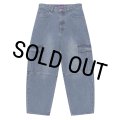 BlackEyePatch/URBAN ARROWS STITCHED CARGO JEANS（INDIGO）