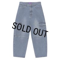 BlackEyePatch/URBAN ARROWS STITCHED CARGO JEANS（INDIGO）