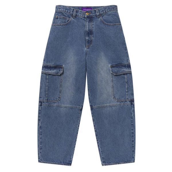 画像1: BlackEyePatch/URBAN ARROWS STITCHED CARGO JEANS（INDIGO）