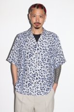 画像2: WACKO MARIA/LEOPARD HAWAIIAN SHIRT（GRAY）［レオパードハワイアンシャツ-25春夏］ (2)