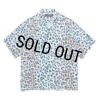 【入手困難・早い者勝ち】 wacko maria レオパードシャツ WACKO MARIA/LEOPARD HAWAIIAN SHIRT（BLUE）［レオパード