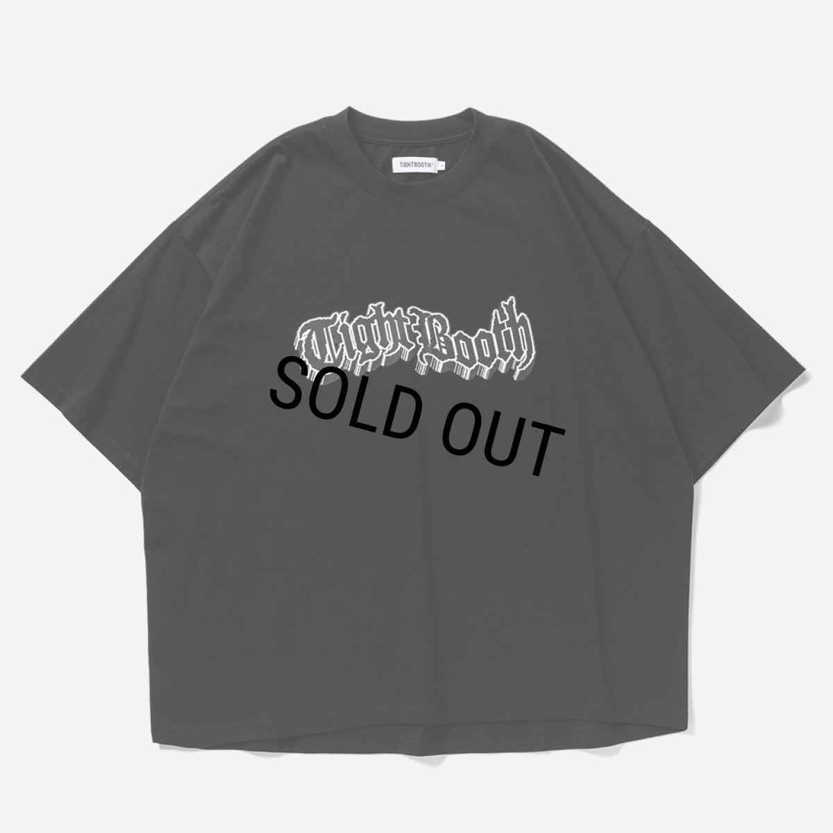 画像1: TIGHTBOOTH/3D LOGO S/S T-SHIRT（Black）［プリントT-25春夏］ (1)