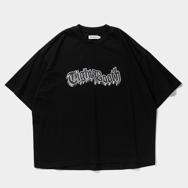 画像1: TIGHTBOOTH/3D LOGO S/S T-SHIRT（Black）［プリントT-25春夏］