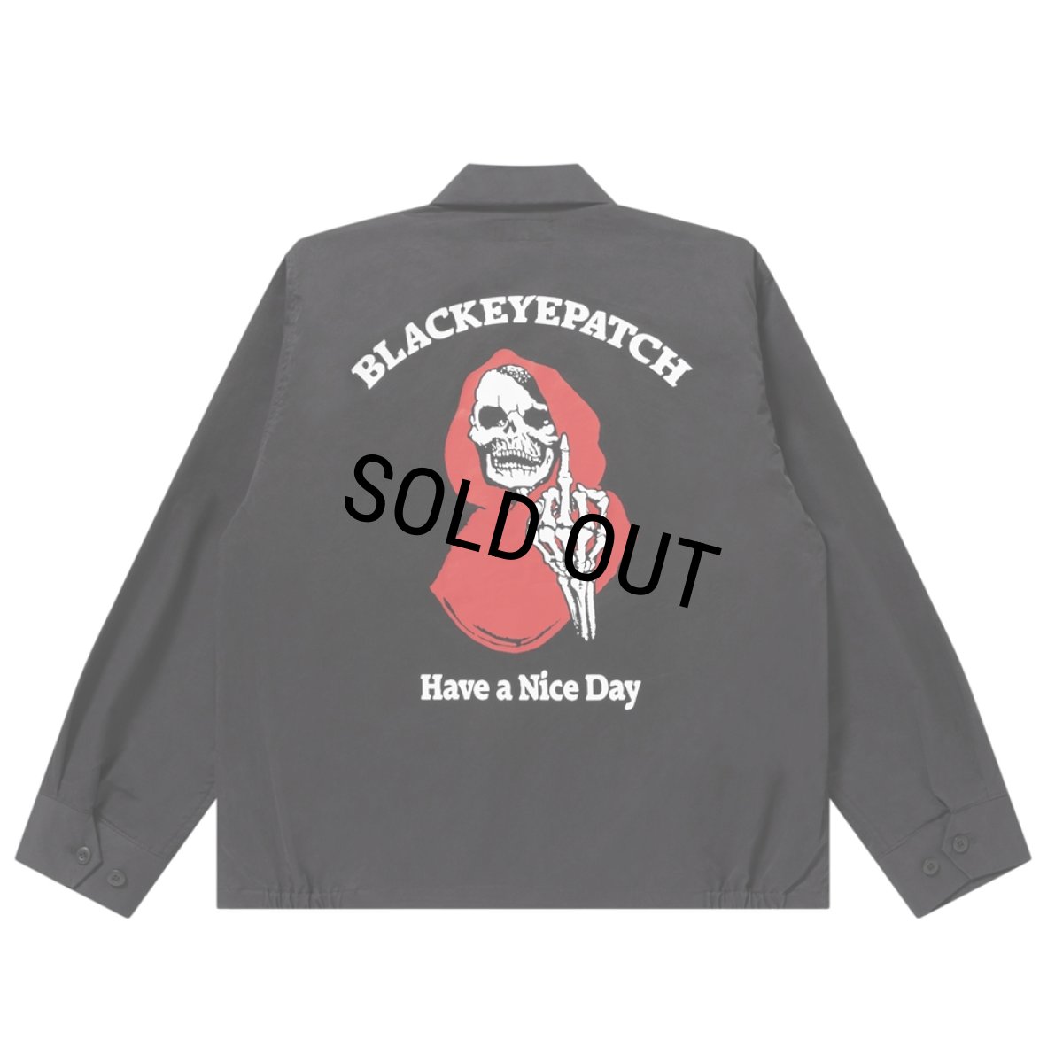 画像1: BlackEyePatch/HAVE A NICE DAY DRIZZLER JACKET（BLACK） (1)