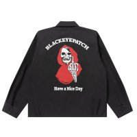 BlackEyePatch/HAVE A NICE DAY DRIZZLER JACKET（BLACK）